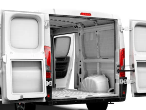 Fiat Ducato Van L2H1 HQ Interior 2023 3D Model