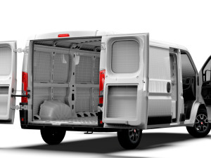 Fiat Ducato Van L2H1 HQ Interior 2023 Modelo 3D
