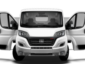 Fiat Ducato Van L2H1 HQ Interior 2023 Modelo 3D