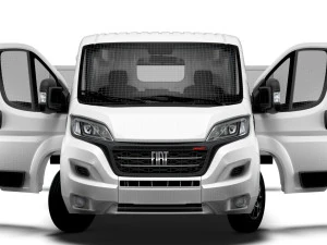 Fiat Ducato Van L2H1 HQ Interior 2023 3D Model