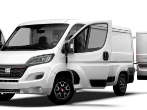 Fiat Ducato Van L2H1 HQ Interior 2023 Modelo 3D