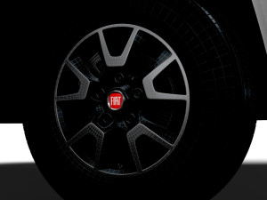Fiat Ducato Van L2H1 HQ Interior 2023 Modelo 3D