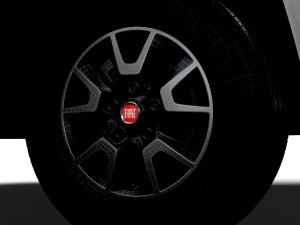 Fiat Ducato Van L2H1 HQ Interior 2023 3D Model