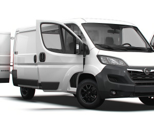 Opel Movano Van L2H1 HQ Interior 2023 3D Model