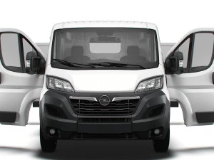 Opel Movano Van L2H1 HQ Interior 2023 3D Model