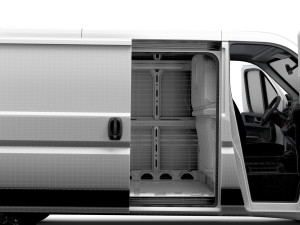 Opel Movano Van L2H1 HQ Interior 2023 Modelo 3D