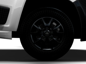 Opel Movano Van L2H1 HQ Interior 2023 Modelo 3D