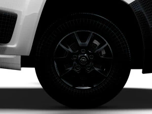 Opel Movano Van L2H1 HQ Interior 2023 3D Model