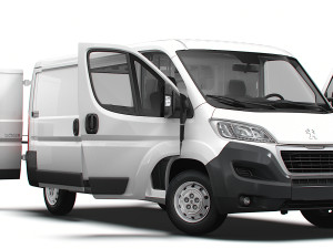 Peugeot Boxer Van L2H1 HQ Interior 2023 3D Модель