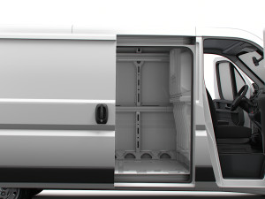 Peugeot Boxer Van L2H1 HQ Interior 2023 Modèle 3D