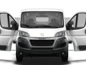 푸조 복서 밴 L2H1 HQ 인테리어 2023 3D 모델