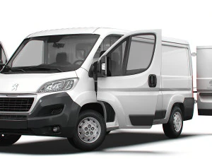 푸조 복서 밴 L2H1 HQ 인테리어 2023 3D 모델