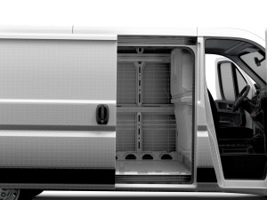 Peugeot Boxer Van L2H1 HQ Interior 2023 Modèle 3D