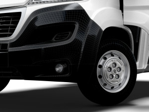 Peugeot Boxer Van L2H1 HQ Interior 2023 Modèle 3D