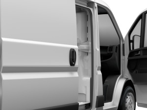 Peugeot Boxer Van L2H1 HQ Interior 2023 Modèle 3D