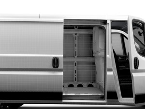 RAM Promaster Van L2H1 HQ Interior 2023 Modello 3D