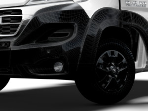 RAM Promaster Van L2H1 HQ Interior 2023 Modello 3D