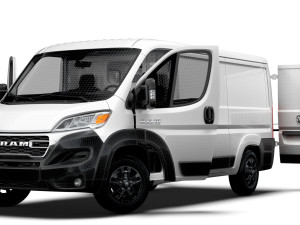 RAM Promaster Van L2H1 HQ Interior 2023 Modello 3D
