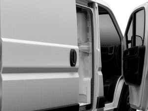 RAM Promaster Van L2H1 HQ Interior 2023 Modello 3D