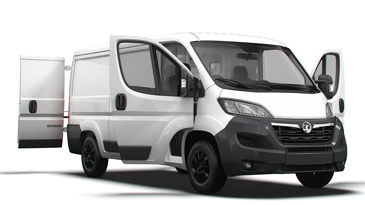 Vauxhall Movano Van L2H1 HQ Interior 2023 3D Model .c4d .max .obj .3ds .fbx .stl .blend 