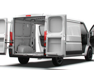 Vauxhall Movano Van L2H1 HQ Interior 2023 3D Model