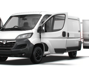 Vauxhall Movano Van L2H1 HQ Interior 2023 Modello 3D