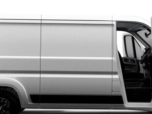Vauxhall Movano Van L2H1 HQ Interior 2023 3D Model
