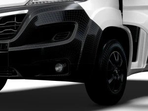 Vauxhall Movano Van L2H1 HQ Interior 2023 3D Model