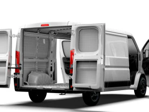 Vauxhall Movano Van L2H1 HQ Interior 2023 3D Model