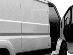 Vauxhall Movano Van L2H1 HQ Interior 2023 Modello 3D