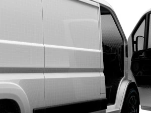 Vauxhall Movano Van L2H1 HQ Interior 2023 3D Model