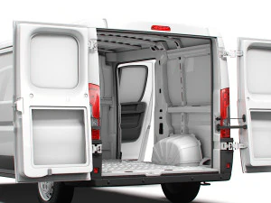 Citroen Jumper Van L1H1 HQ Interior 2023 3D Model