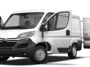 Citroen Jumper Van L1H1 HQ Interior 2023 3Dモデル