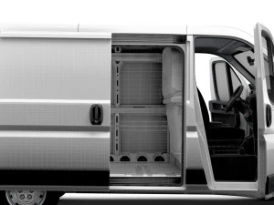 Citroen Jumper Van L1H1 HQ Interior 2023 3D Model