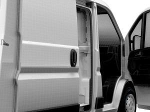 Citroen Jumper Van L1H1 HQ Interior 2023 3Dモデル