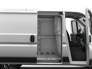 Fiat Ducato Van L1H1 HQ Interior2023 3D Model