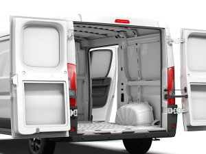 Fiat Ducato Van L1H1 HQ Interior2023 3D Model