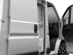 Fiat Ducato Van L1H1 HQ Interior2023 3D Model