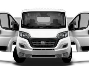 Fiat Ducato Van L1H1 HQ Interior2023 3D Model