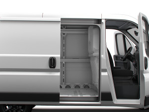 Opel Movano Van L1H1 HQ Interior 2023 Modello 3D