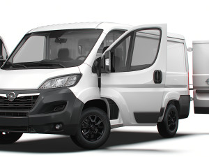 Opel Movano Van L1H1 HQ Interior 2023 Modello 3D