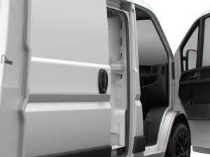 Opel Movano Van L1H1 HQ Interior 2023 3D Model