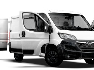 Opel Movano Van L1H1 HQ Interior 2023 Modello 3D