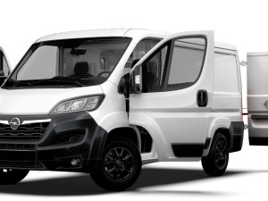 Opel Movano Van L1H1 HQ Interior 2023 Modello 3D