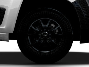 Opel Movano Van L1H1 HQ Interior 2023 Modello 3D
