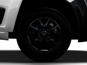 Opel Movano Van L1H1 HQ Interior 2023 3D Model