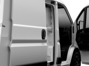 Opel Movano Van L1H1 HQ Interior 2023 Modello 3D