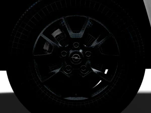 Opel Movano Van L1H1 HQ Interior 2023 3D Model