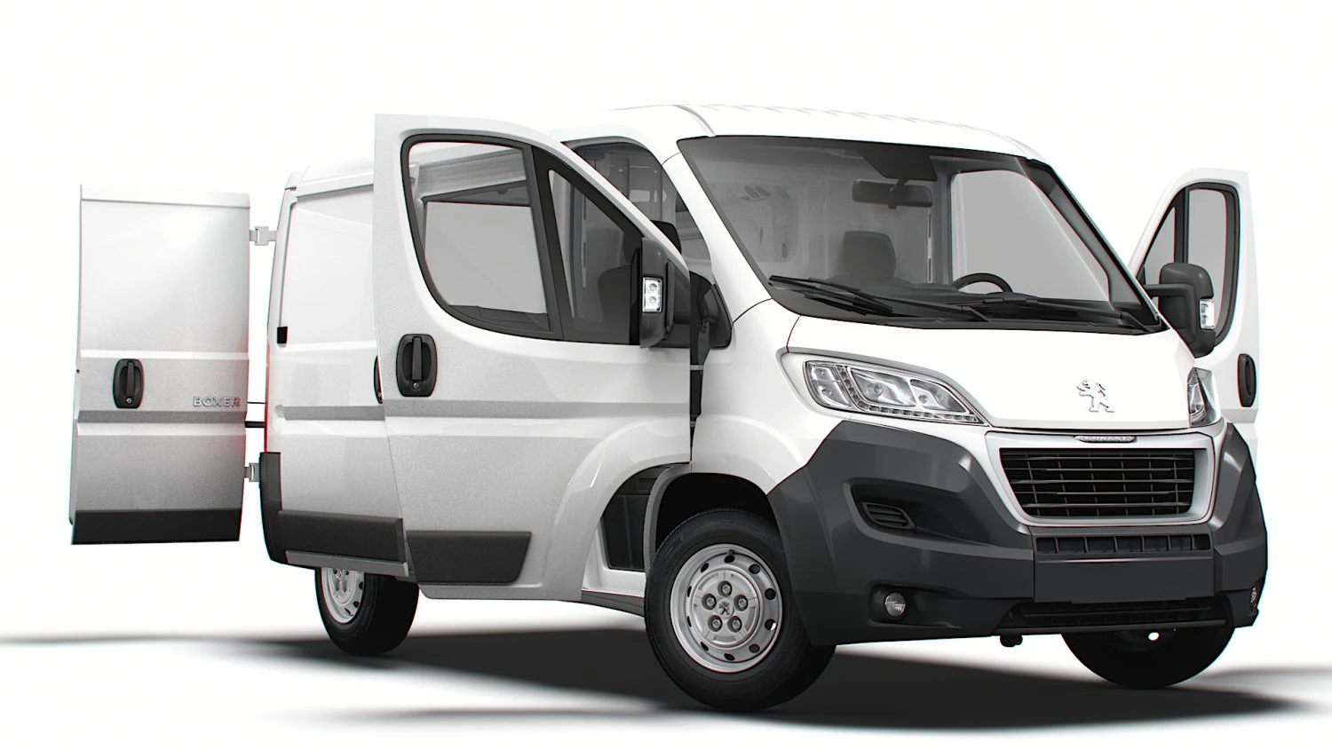 Peugeot Boxer Van L1H1 HQ Interior 2023 3D Model .c4d .max .obj .3ds .fbx .stl .blend 