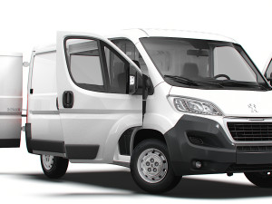 Peugeot Boxer Van L1H1 HQ Interior 2023 3Dモデル